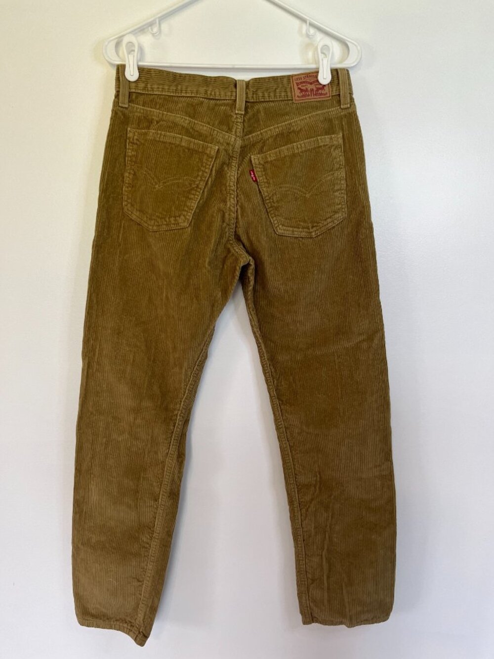 Levi's Khaki Corduroy Straight Leg Pants - Picture 4 of 6